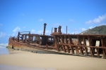 Fraser Island.
Epave du Maheno.