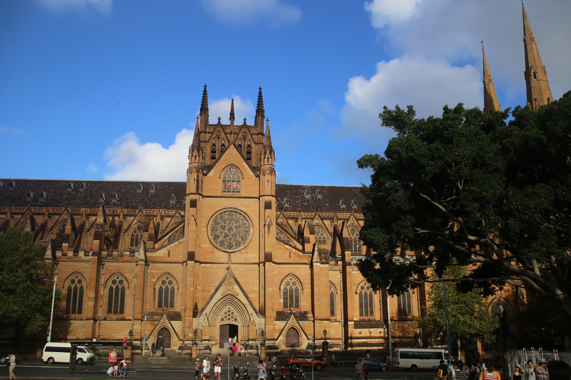 Sydney.
CathÃ©drale Sainte Marie.