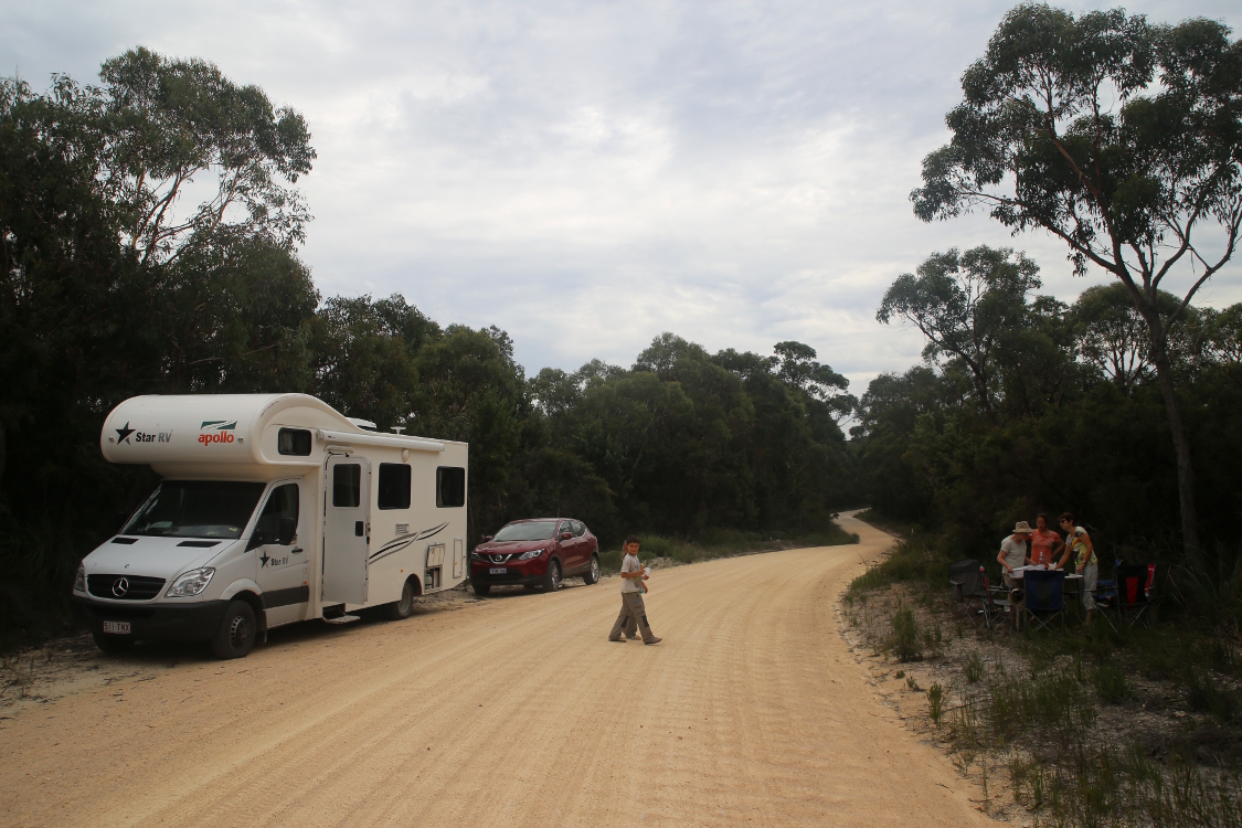 On the road.
Pause repas ...