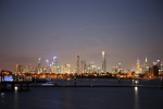 Melbourne.
Vue depuis le port St Kilda.