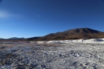Laguna Colorada.
On trouve sur le lac des îles de Borax, un minerai beaucoup utilisé dans l’industrie du verre.