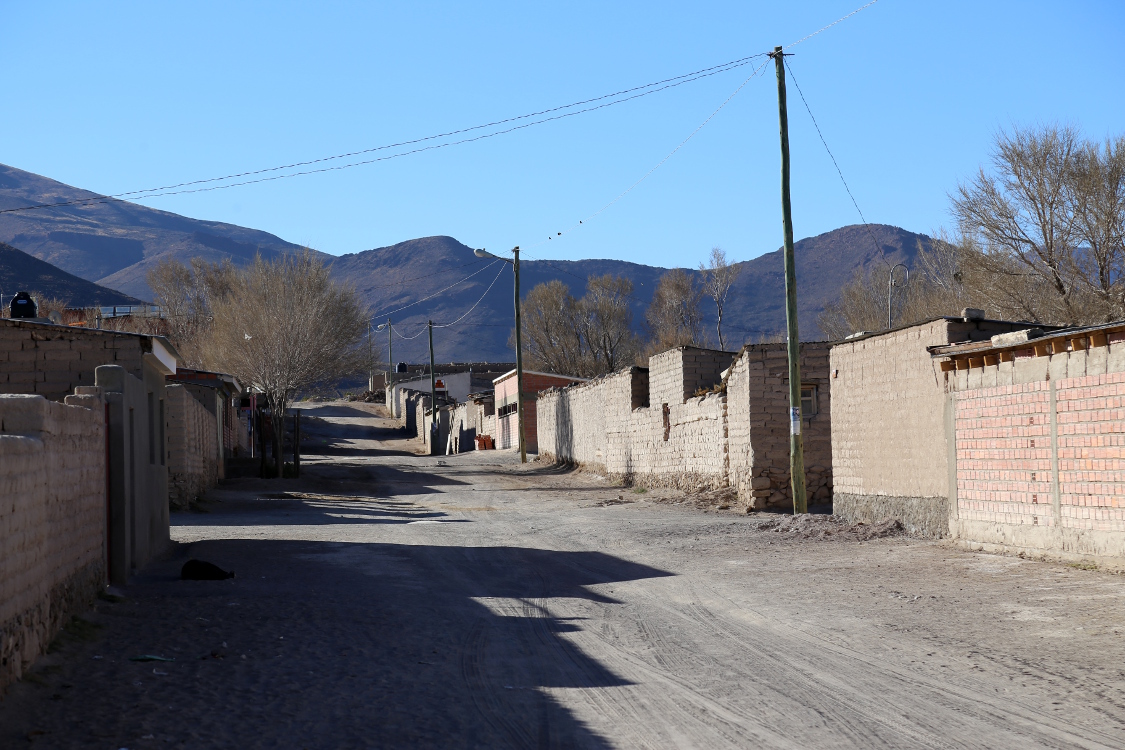 Altiplano.
Village San Juan.