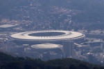 Rio de Janeiro.
Le mythique stade Maracana.