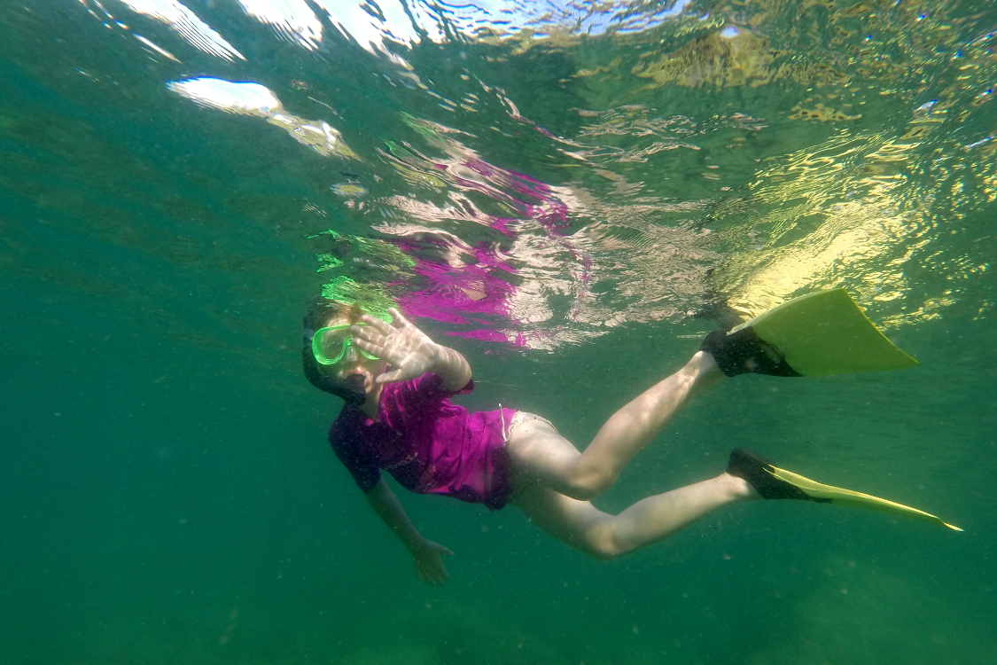 Koh Rong Samloen.
DÃ©couverte du snorkeling...
