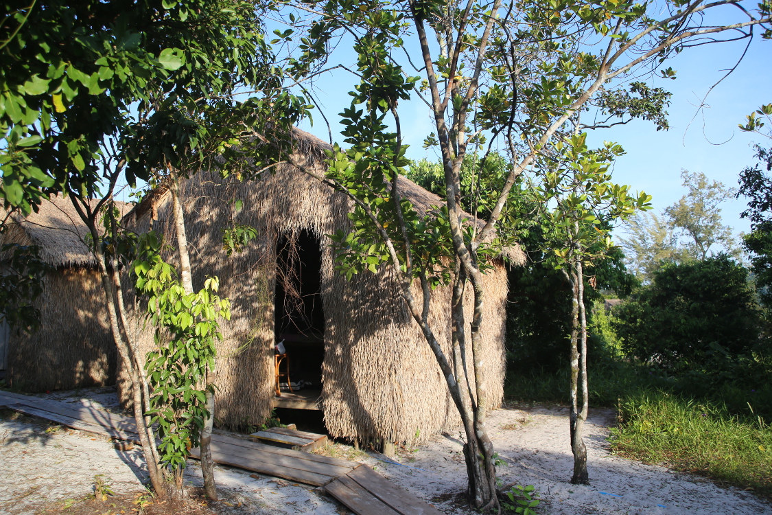 Koh Rong Samloen.
Notre petit bungalow...