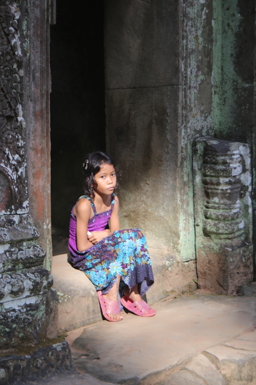 Angkor.
Temple Ta Phrom.