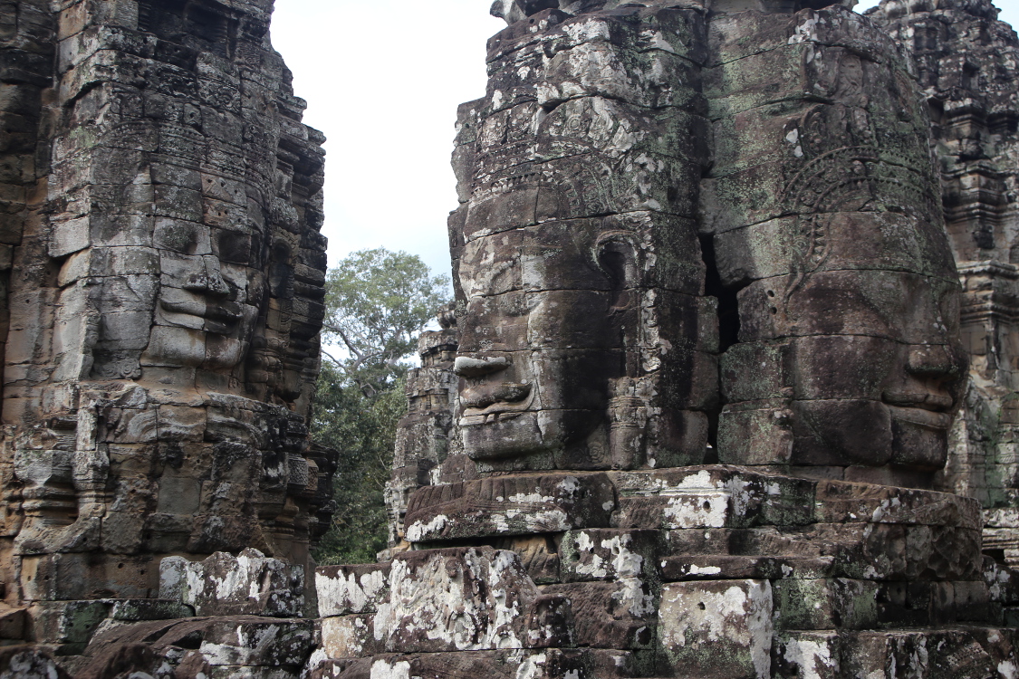 Angkor Thom.
Le Bayon ou 