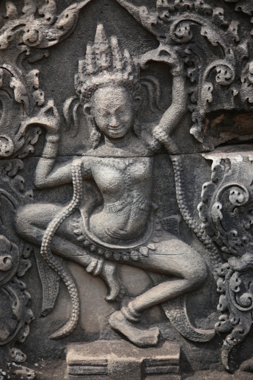 Angkor Thom.
Le Bayon ou 