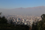 Santiago.
Vue depuis Cerro San Cristóbal.