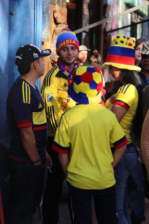 Santiago.
Cette annÃ©e, c'est le Chili qui organise la Copa America du 11 juin au 4 juillet.
C'est vÃ©ritablement une ambiance Coupe du Monde avec ses supporters aux couleurs de leur Ã©quipe !