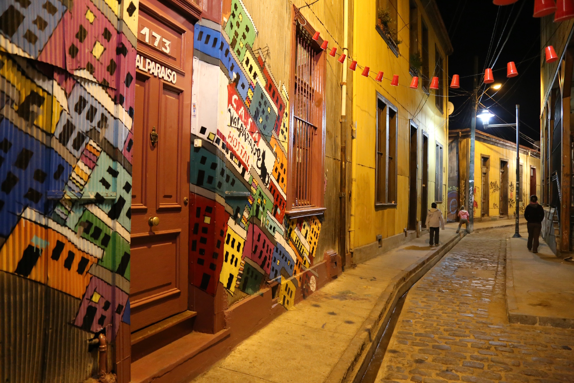 Valparaiso by night.