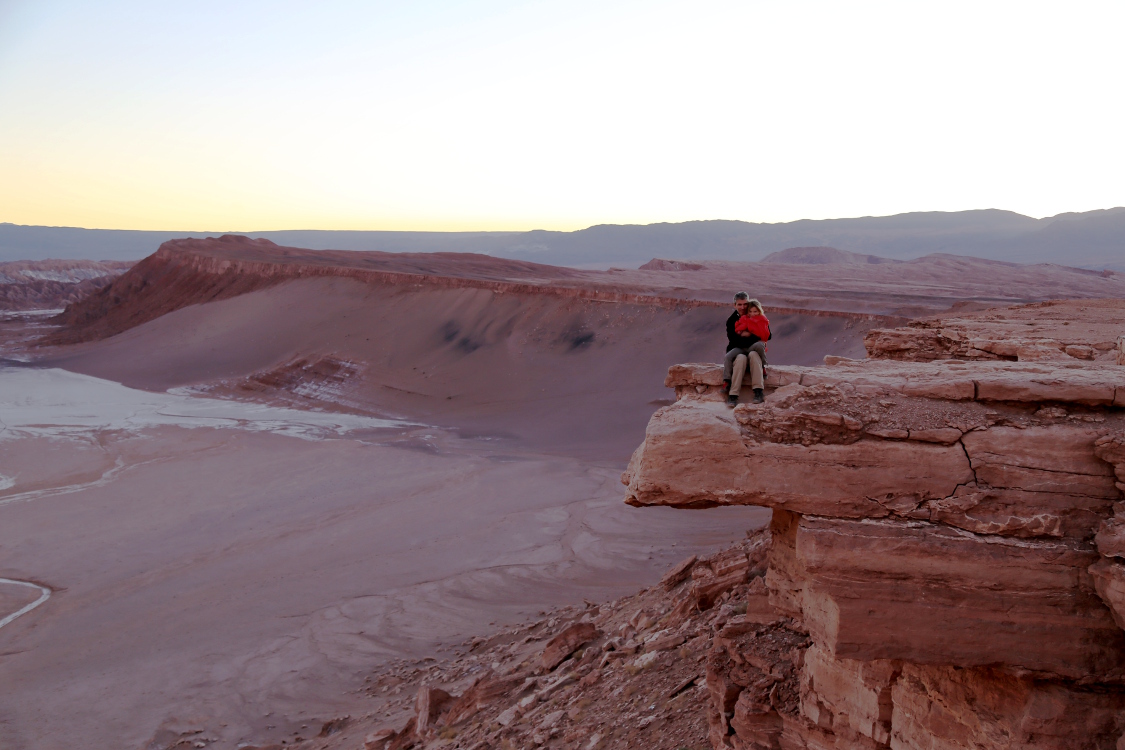 San Pedro de Atacama.
Valle de la luna.
Fanny a eu trÃ¨s peur mais quelle photo !