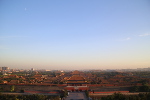 La cité interdite vue depuis le parc Jingshan.