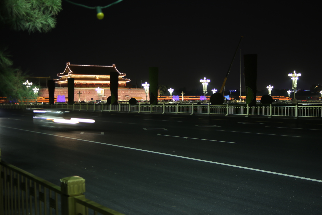 Porte Tian'Anmen, ou porte de la paix cÃ©leste.