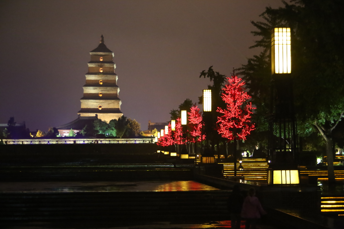 Xi'an, grande pagode de l'oie sauvage. Point de repÃ¨re le plus connu de Xi'an.
