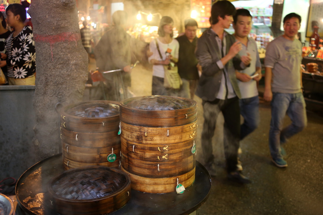 Xi'an. Resto du quartier musulman oÃ¹ nous avons dÃ©gustÃ© quelques raviolis.