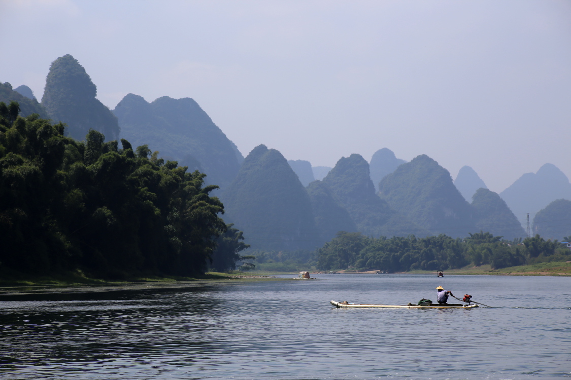 RÃ©gion de Guilin et ses pics karstiques.
