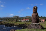 Hanga Roa.
Rencontre avec notre premier Moai.