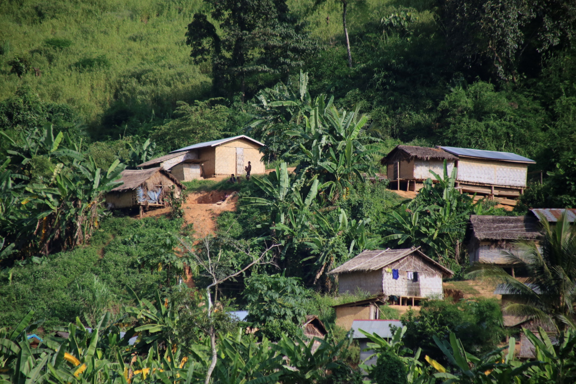 Petit village sur les rives du MÃ©kong.