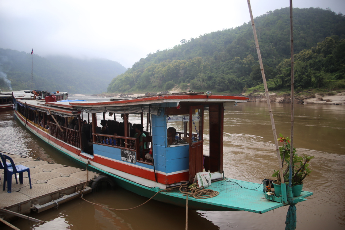 Trajet sur le MÃ©kong.