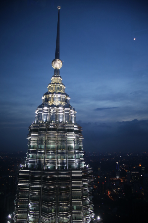 Kuala Lumpur.
Vue depuis le sommet des tours Petronas.