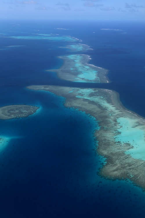 Ile des Pins.
BarriÃ¨re de corail autour de l'Ã®le des Pins.
Ces paysages existent pour de vrai ! ...