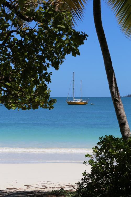 Ile des Pins.
Baie de Kuto.