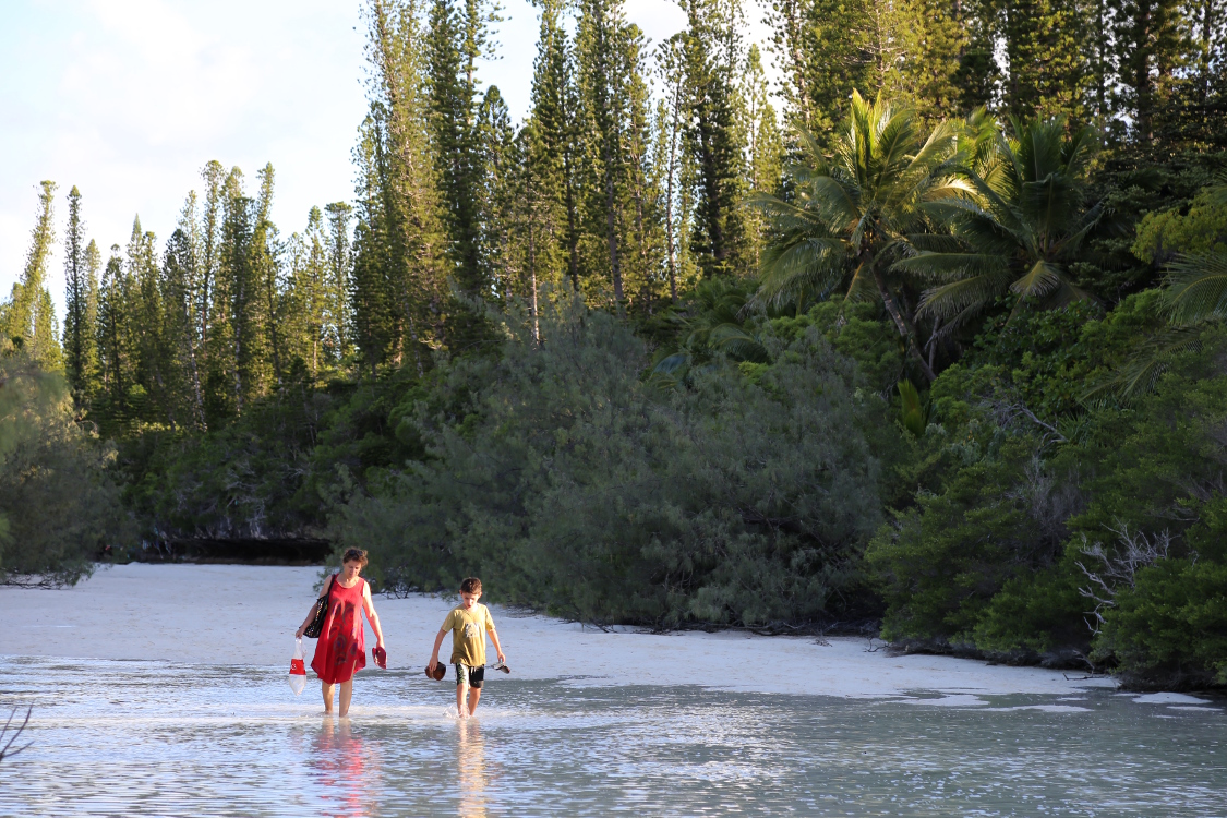 Ile des Pins.
RiviÃ¨re de sable (il y a quand meme un peu d'eau).
