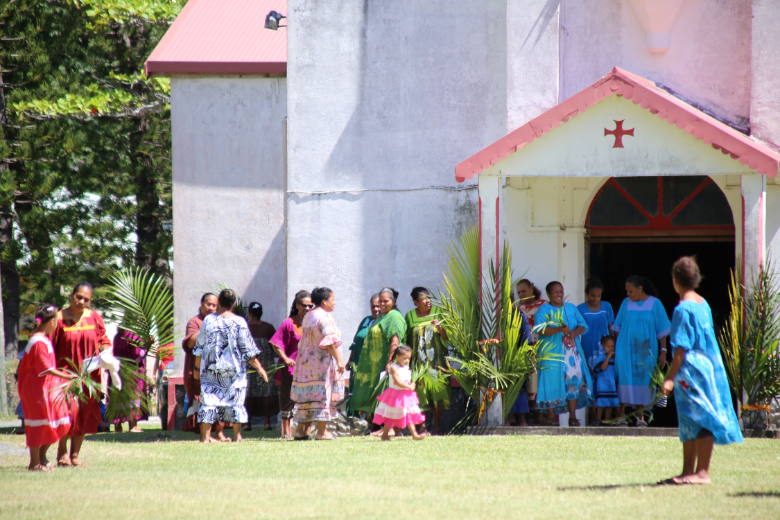 HienghÃ¨ne.
Dimanche des rameaux.
