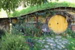 Le Hobbiton.
Le site est superbement entretenu, et c'est vraiment très mignon ...