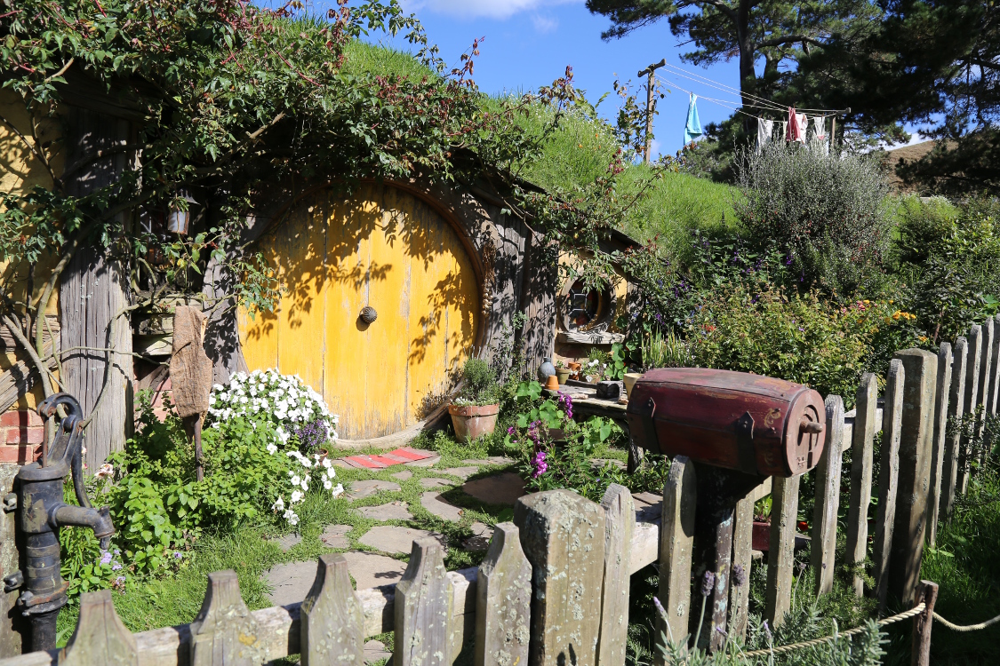 Le Hobbiton.
La maison de Sam.