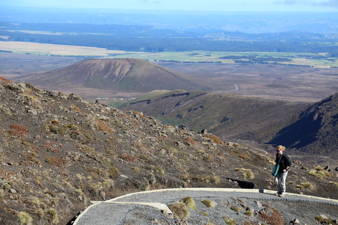 Tongariro Alpine Crossing.
Courage VÃ©ro !