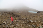 Tongariro Alpine Crossing.
Le lac bleu et la Fanny rose.