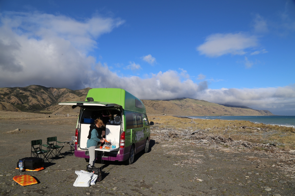 Cap Palliser.
Cuisine avec vue imprenable !