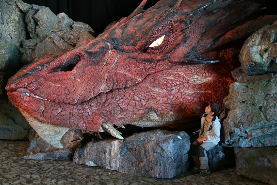 Wellington.
Cette ville abrite les ateliers Weta, fondÃ©s notamment par Peter Jackson, le rÃ©alisateur du seigneur des anneaux.
Ici, dans l'aÃ©roport, on peut trouver Smaug, le dragon de la trilogie Hobbit.