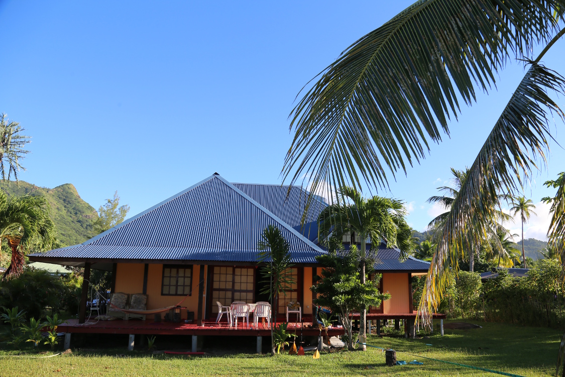 Moorea.
La maison d'Audrey et Thom !