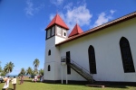 Moorea.
Eglise de la Sainte Famille.