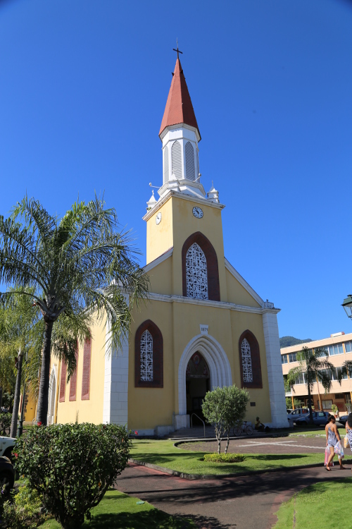 Tahiti.
CathÃ©drale de Papeete.