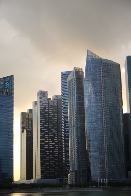 Singapour et sa skyline.