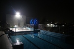 Bangkok.
Piscine sur le toit de l'hôtel... bien agréable en fin de journée.
