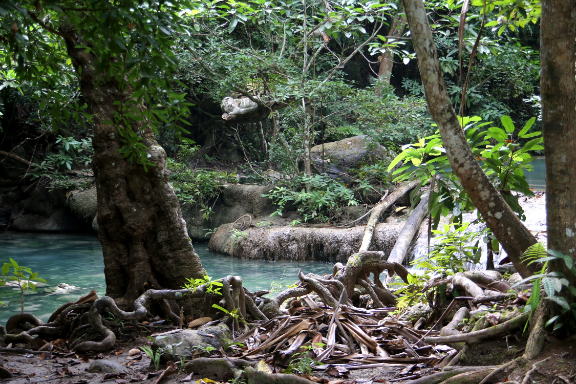 Parc national d'Erawan, et ses cascades.