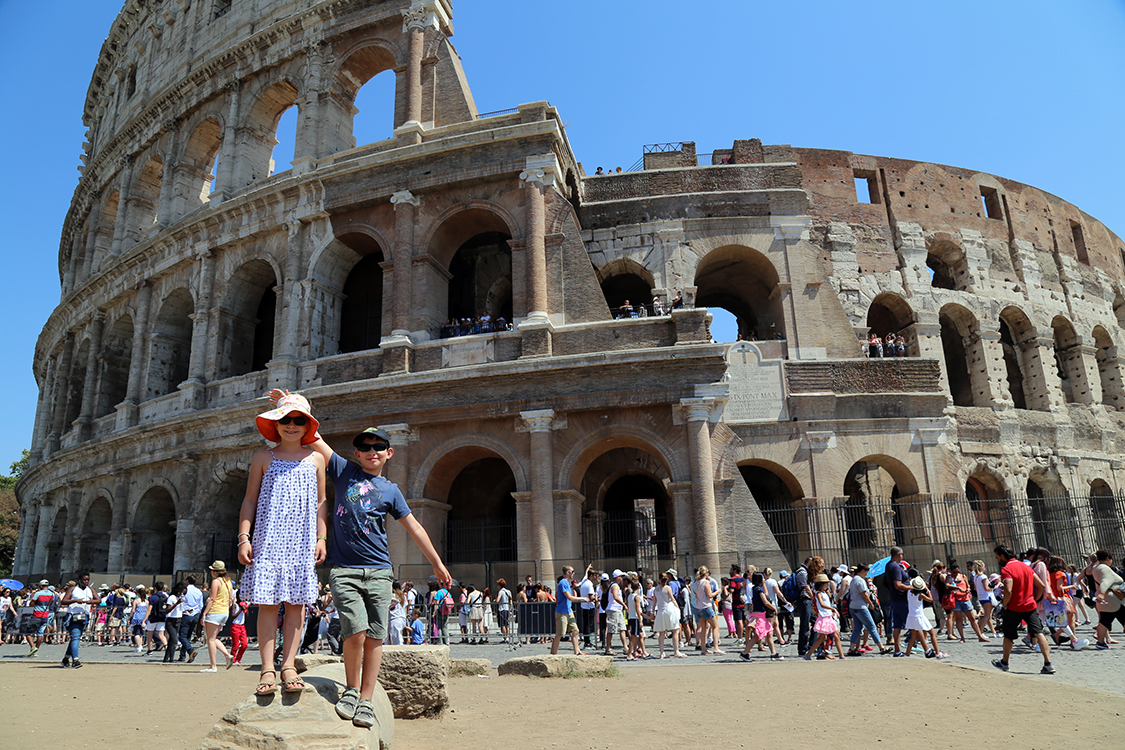 Rome.
Nos 2 gladiateurs...