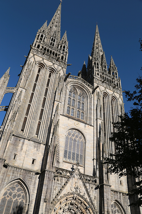 Quimper.
CathÃ©drale Saint-Corentin.